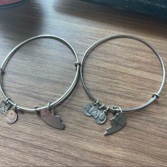 Alex and ani silver best friend bracelet set - Picture 2 of 2